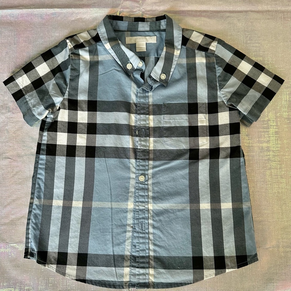 Authentic Burberry short sleeve button down
